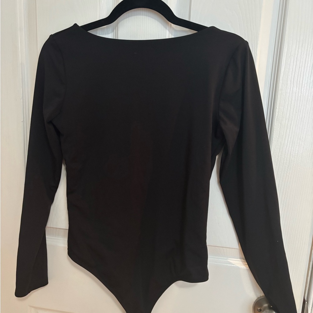 Express Black Body Contour Top